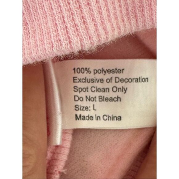 Petco 2016 Pink Swirl Fur Bomber Jacket Size L - Picture 5 of 6